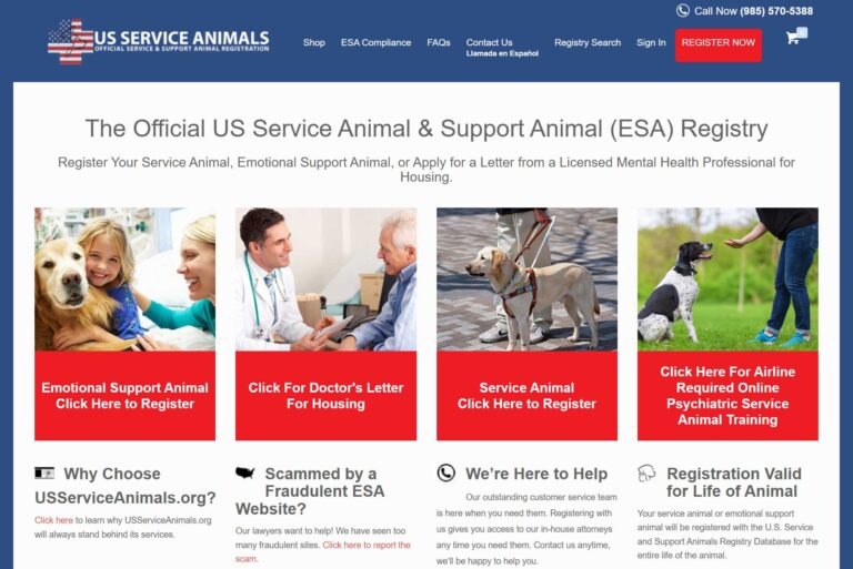 Pettable vs US Service Animals: Online ESA Letter Services Review [2024]