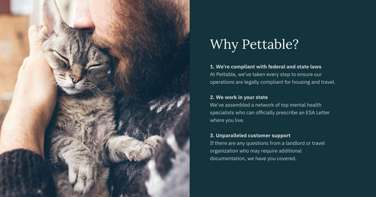 Why Pettable ESA letters